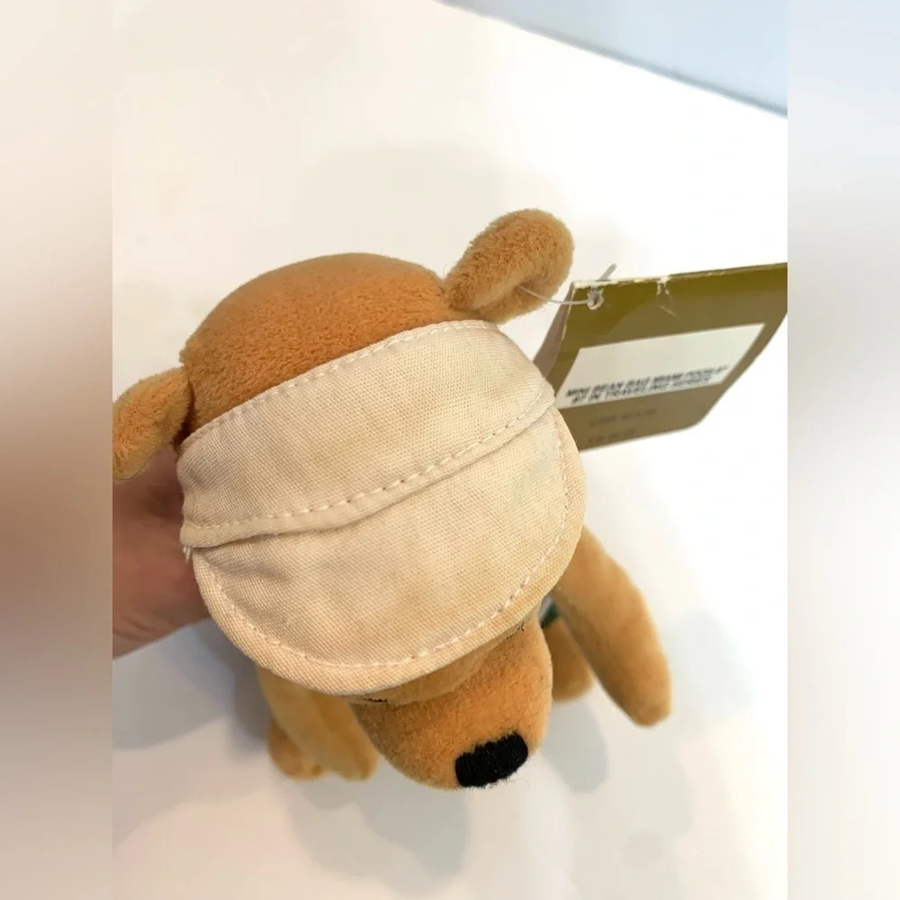 Disney Vintage US Store Traveling Pooh Mini Plush 8” Beanie Miami Pooh #7